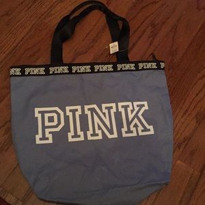 ‘PINK’ zippered tote NWT
